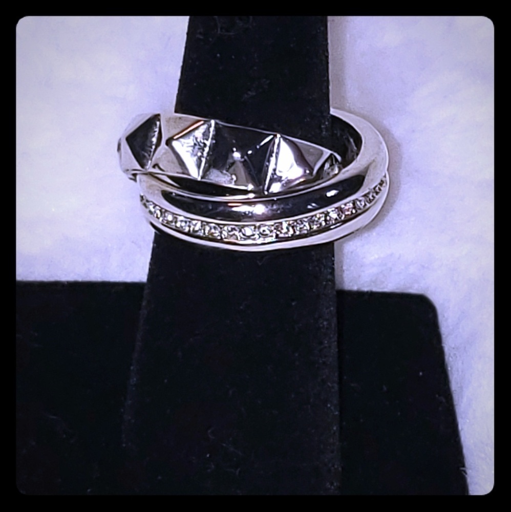 💚Silver interlocking rings